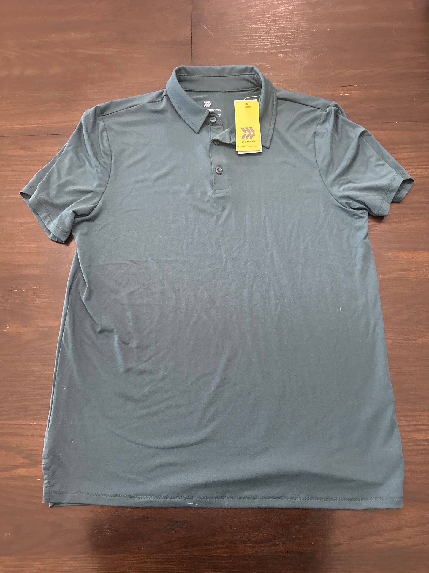All in Motion Men’s Performance Polo Shirt – Lightweight Athletic Golf Shirt