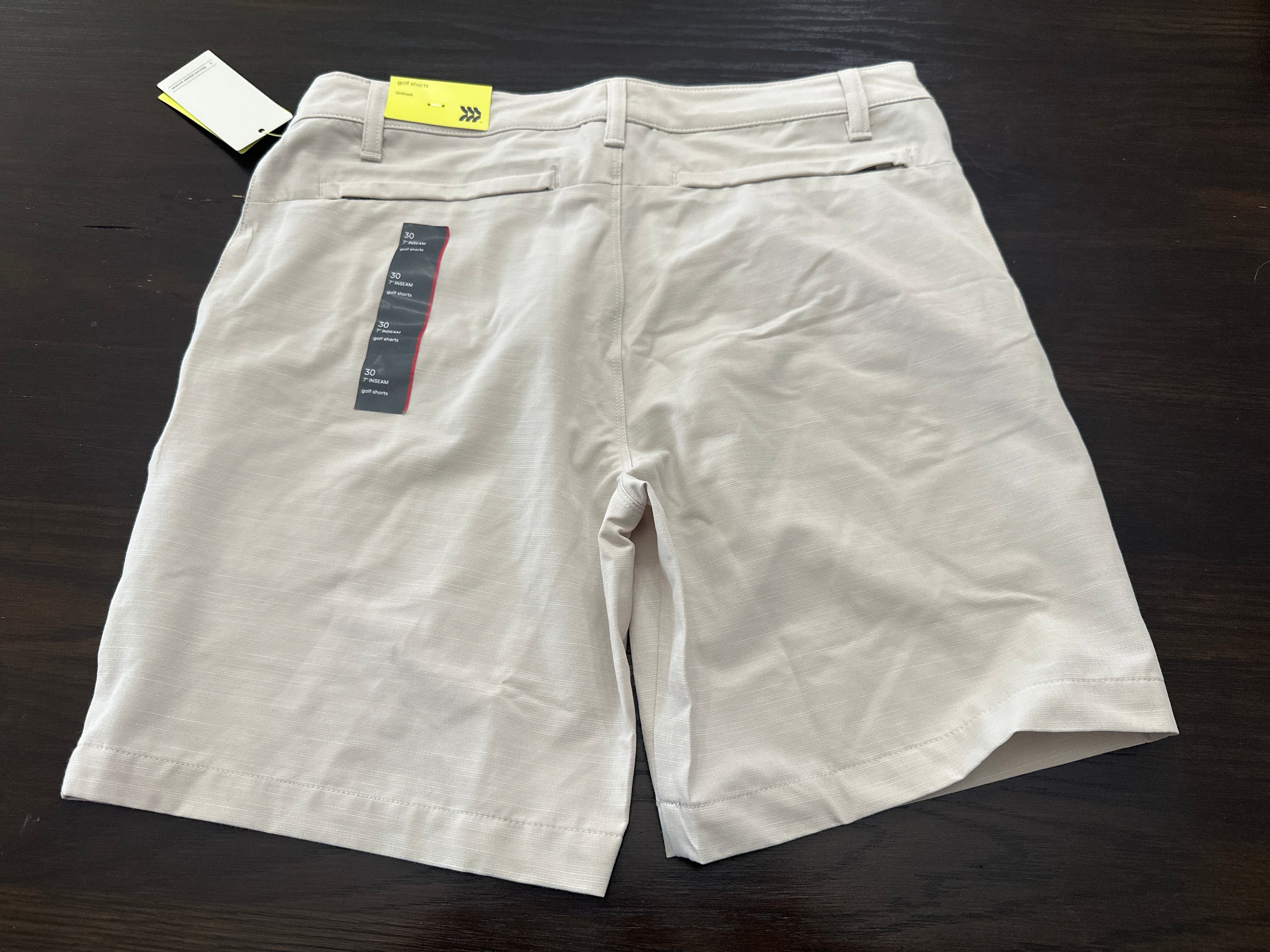 All In Motion Men's Stone 7" Golf Shorts
