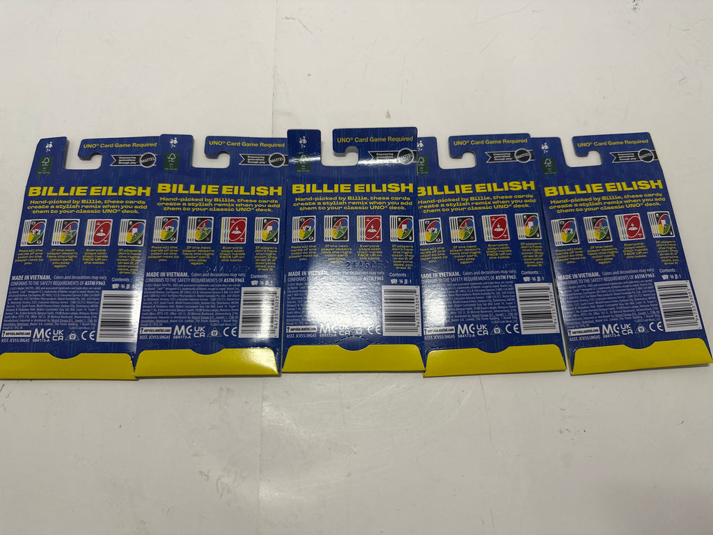 UNO Billie Eilish Add On Pack 5 Pack photo 9430