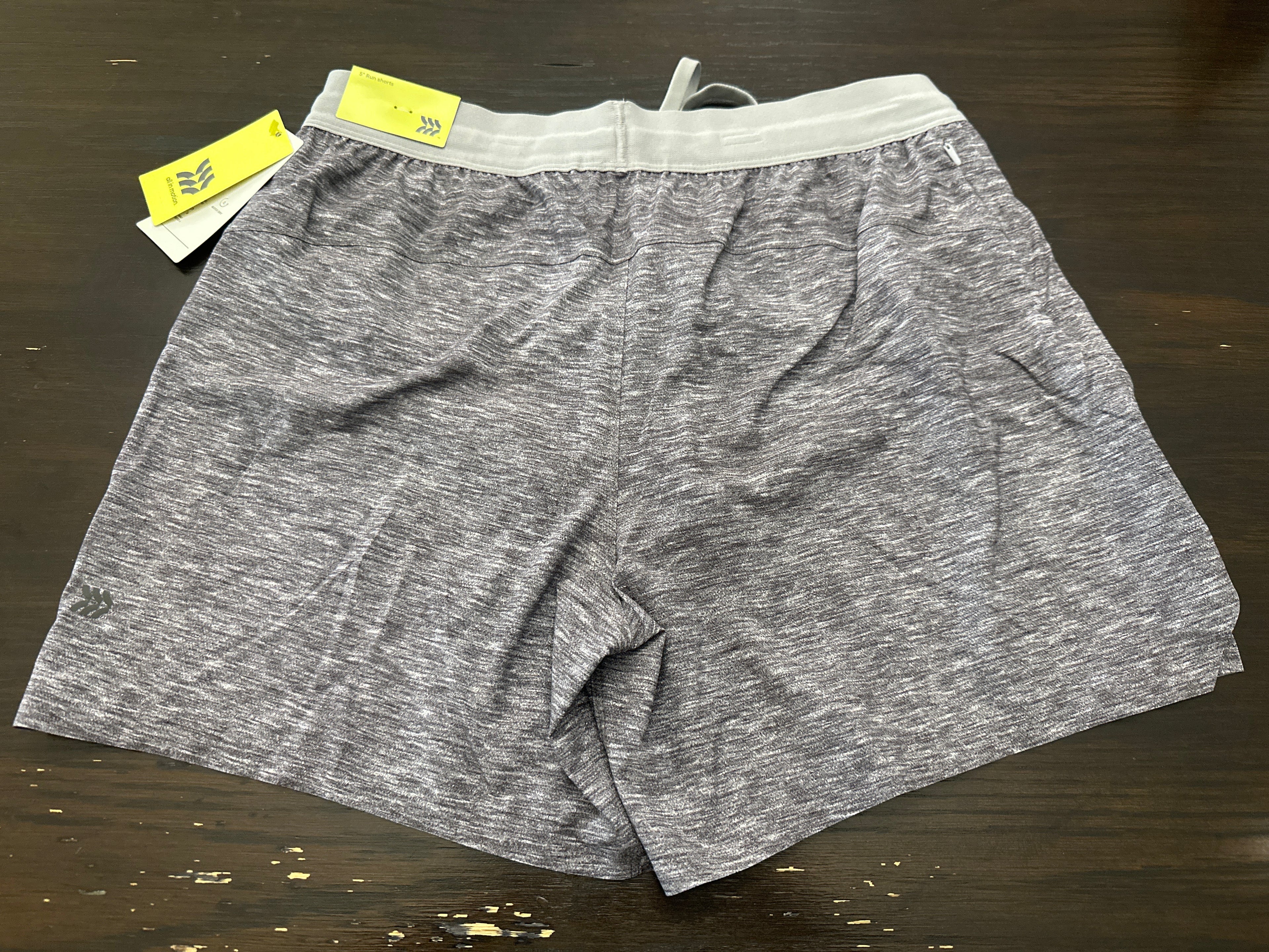 All in Motion Men’s Run Shorts with Built-In Liner & Drawstring Waist
