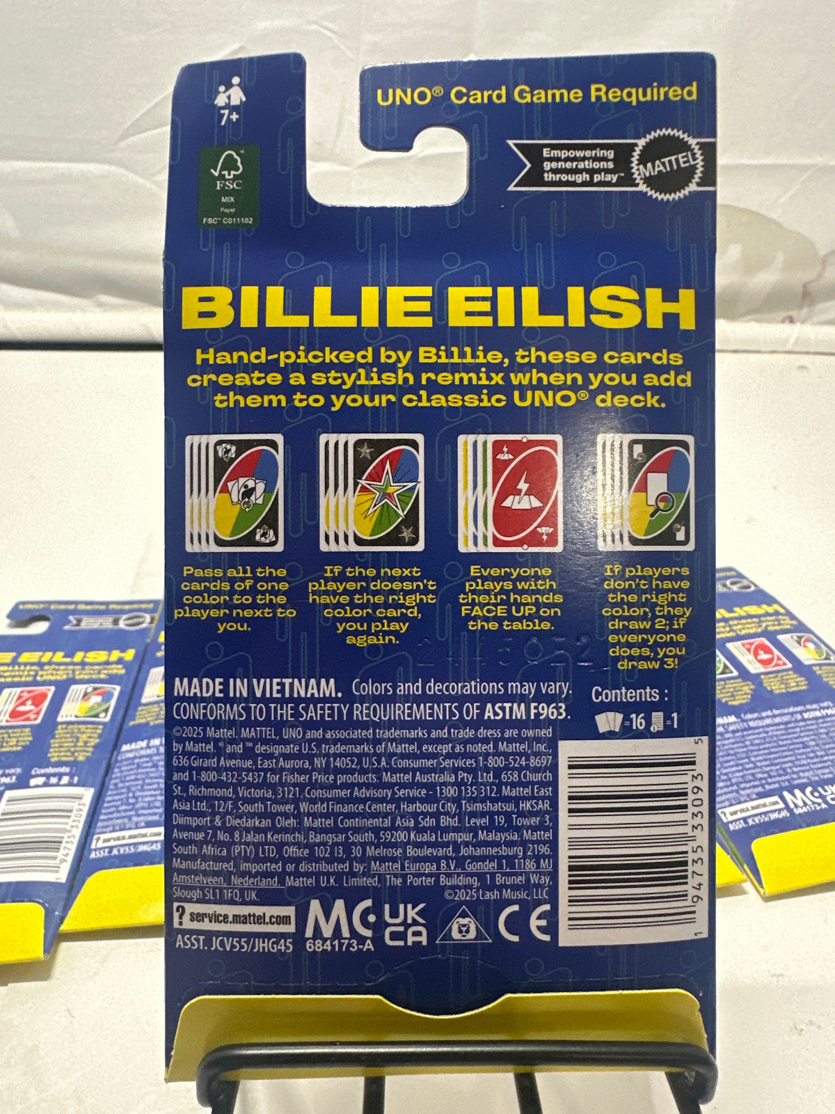 UNO Billie Eilish Add On Pack 5 Pack photo 9432
