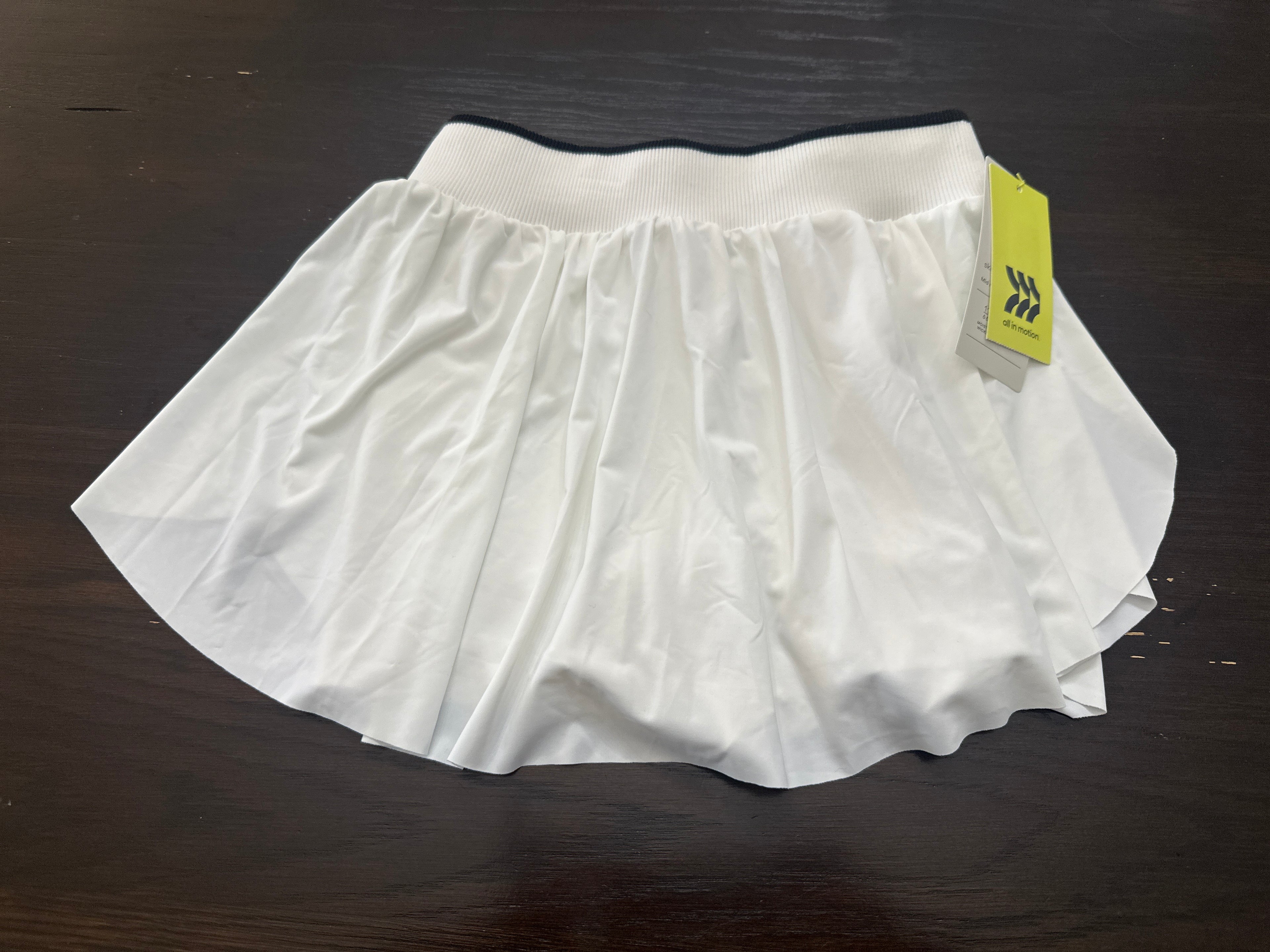 All in Motion Girls Skort White