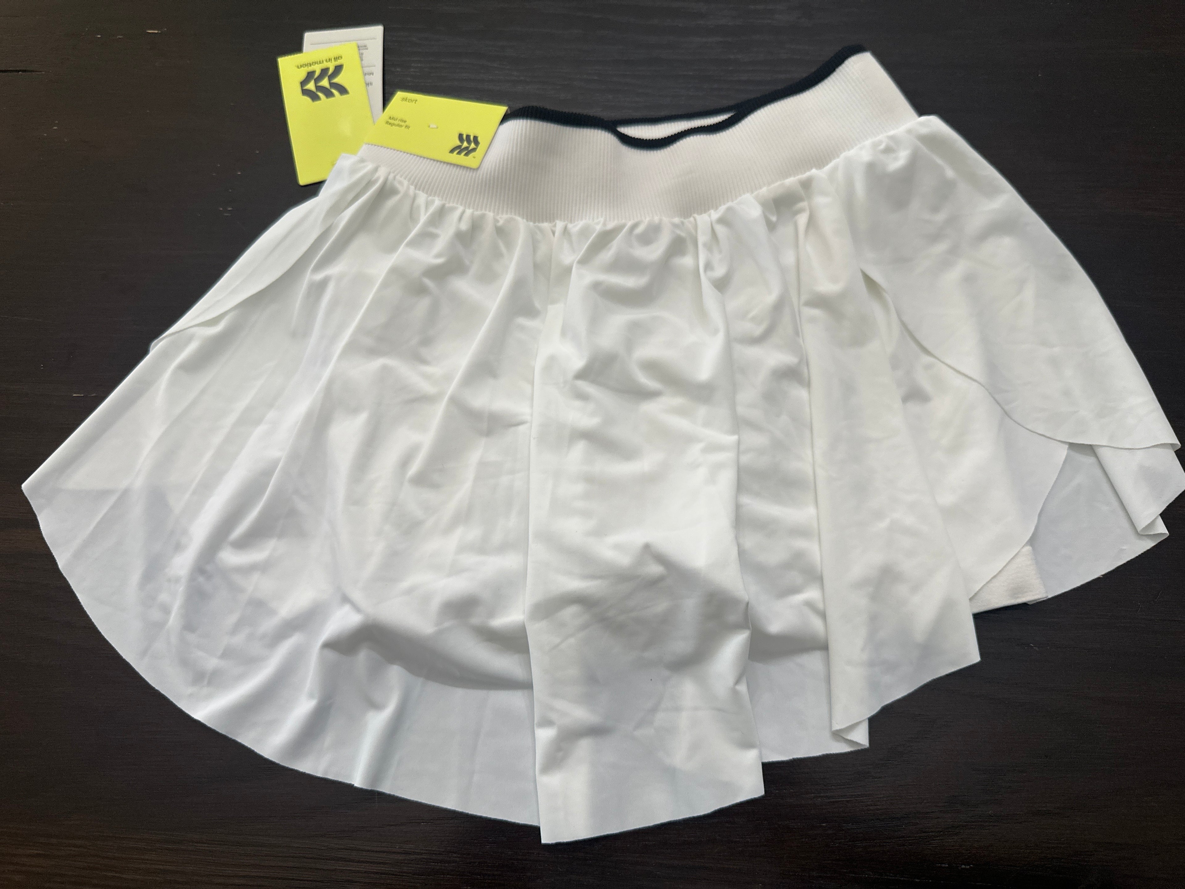 All in Motion Girls Skort White