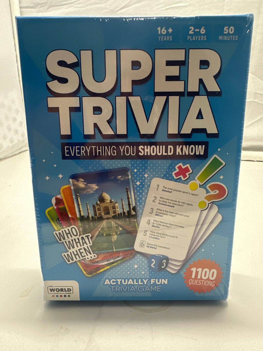 The World Game Super Trivia front