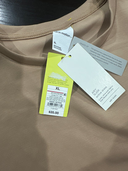 All In Motion Airy Sleek Active Dress Tan
