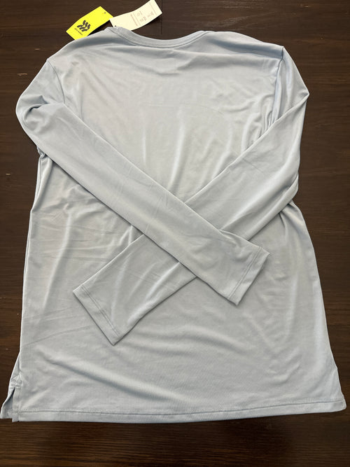 All in Motion Mens Performance Long Sleeve T-Shirt – Light Blue Athletic Top
