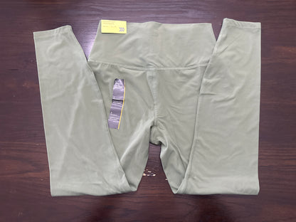 All In Motion Women's Everyday Soft High-Rise Ribbed Leggings Olive