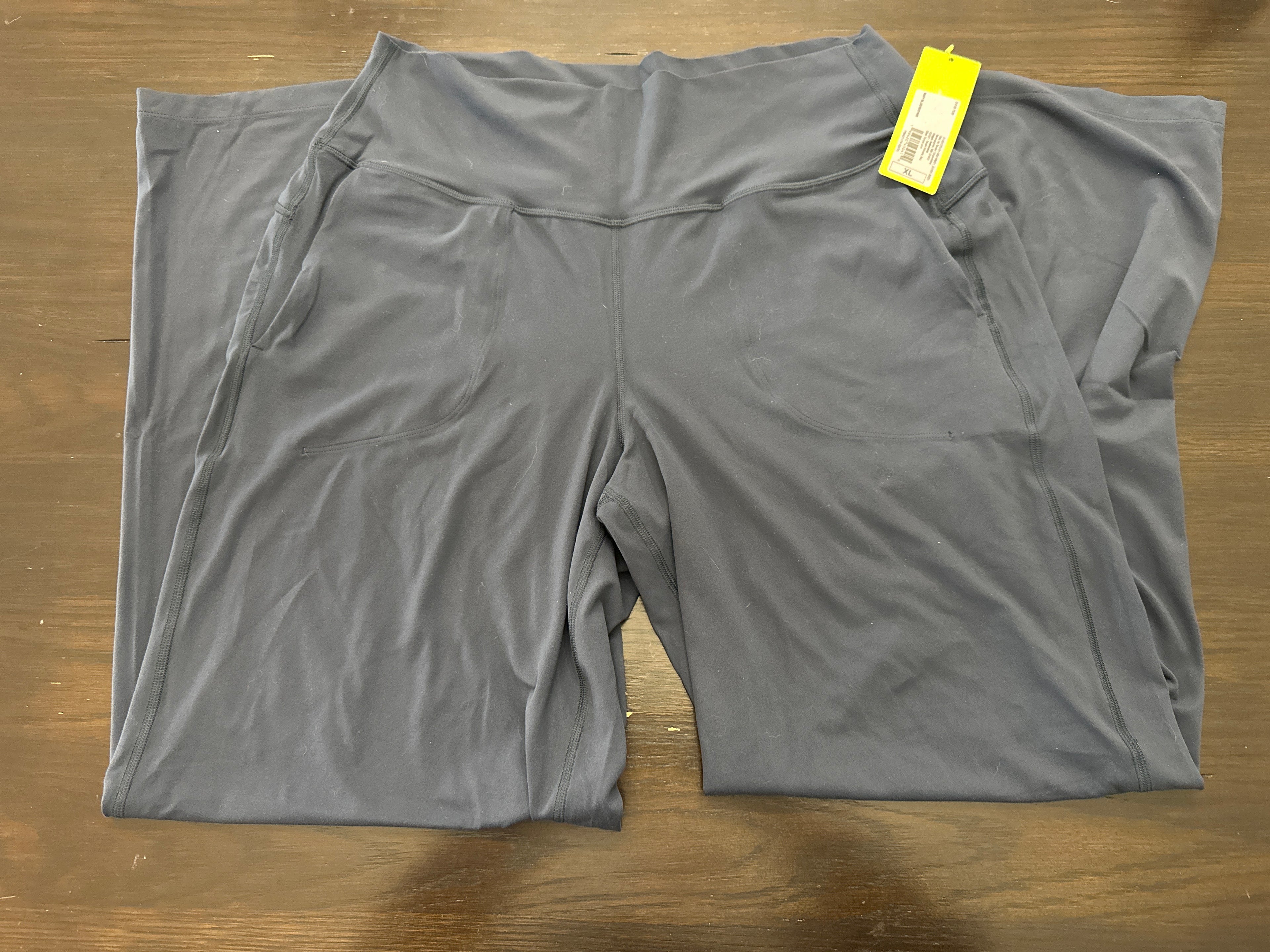 All in Motion Women’s Wide Leg Athletic Pants – Navy Blue Active Lounge Pants