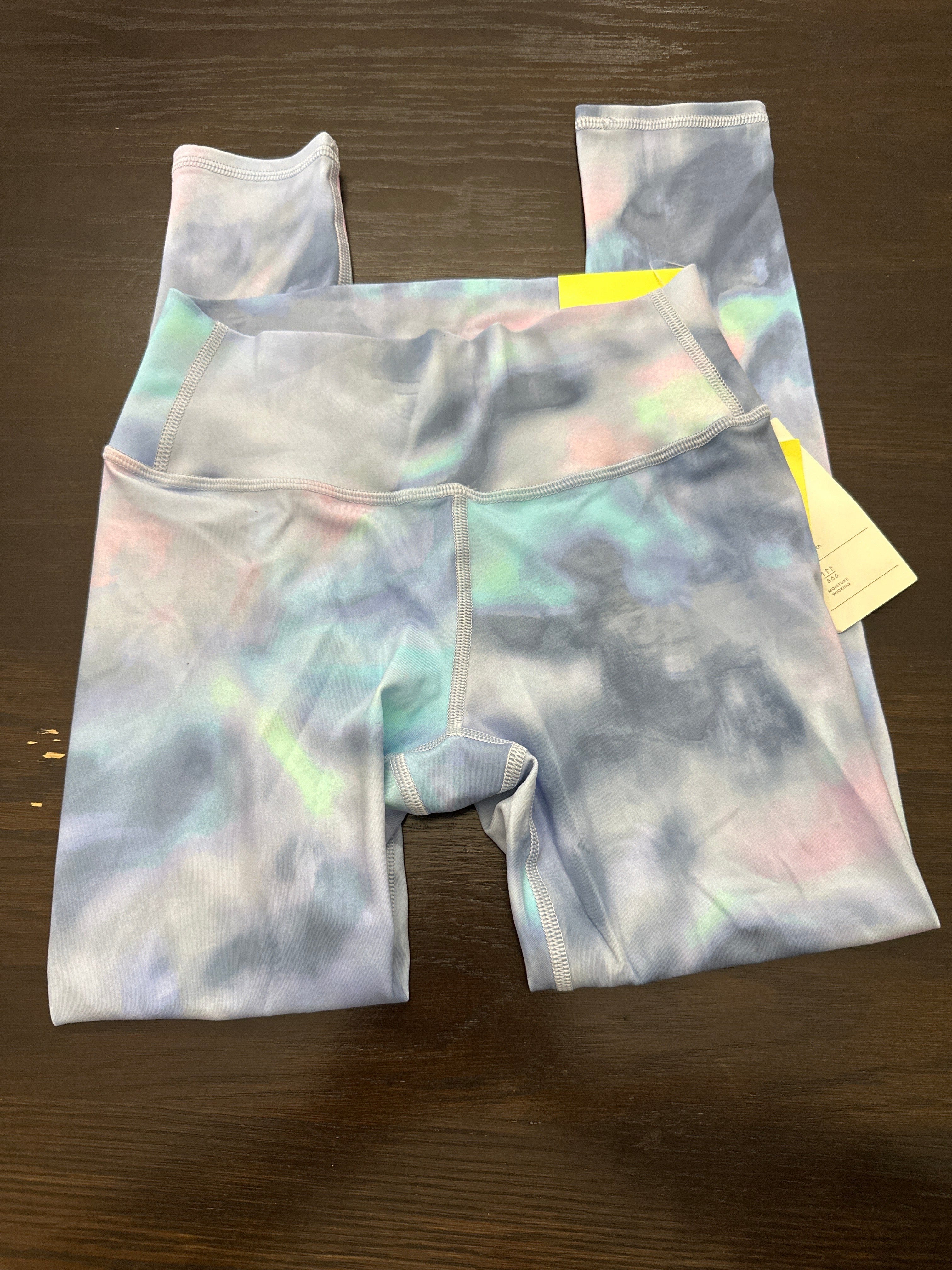All in Motion Girls Performance Leggings – Blue Tie-Dye Athletic Leggings