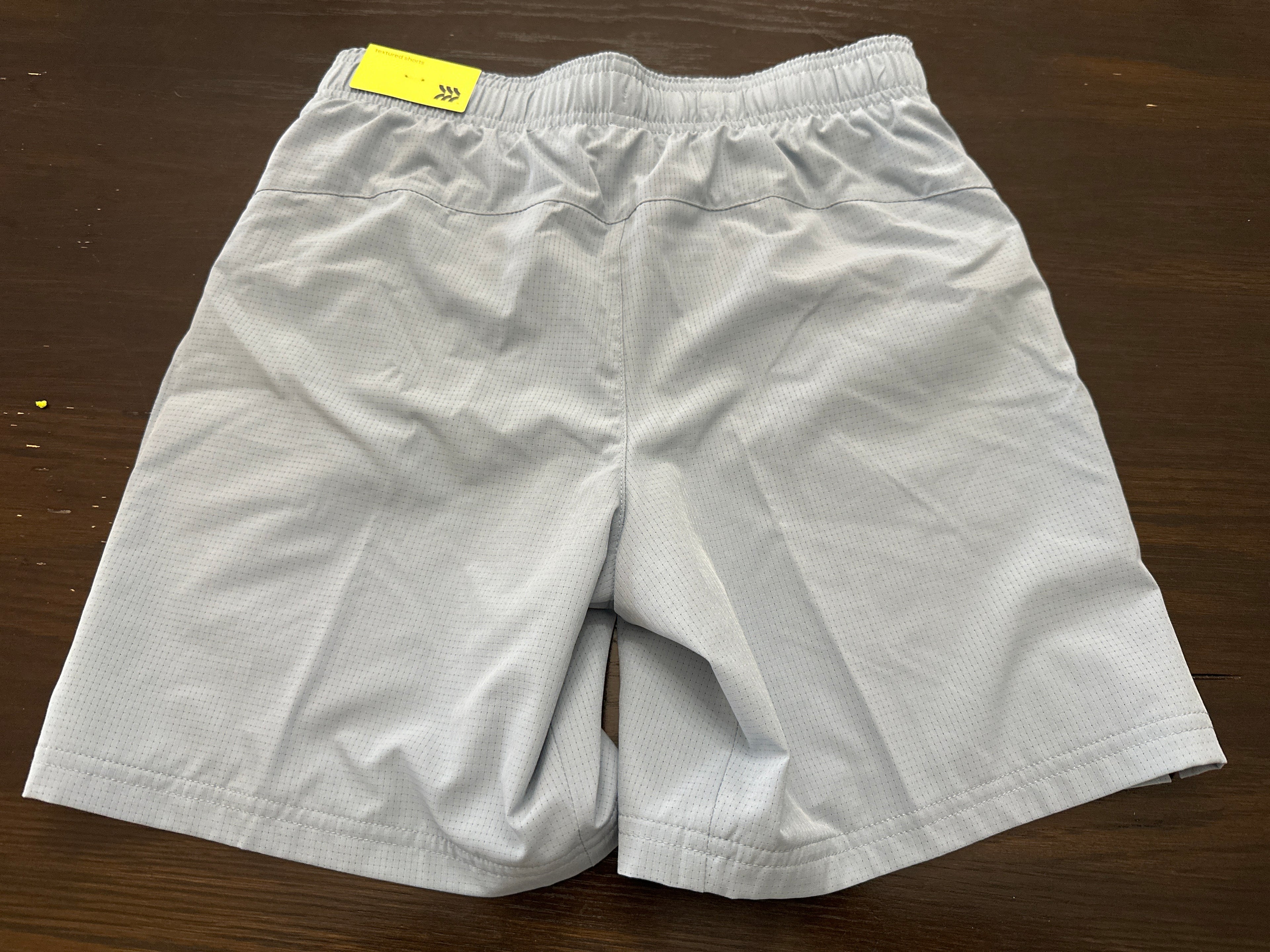 All In Motion Boys Textured Woven Shorts Moisture Wicking