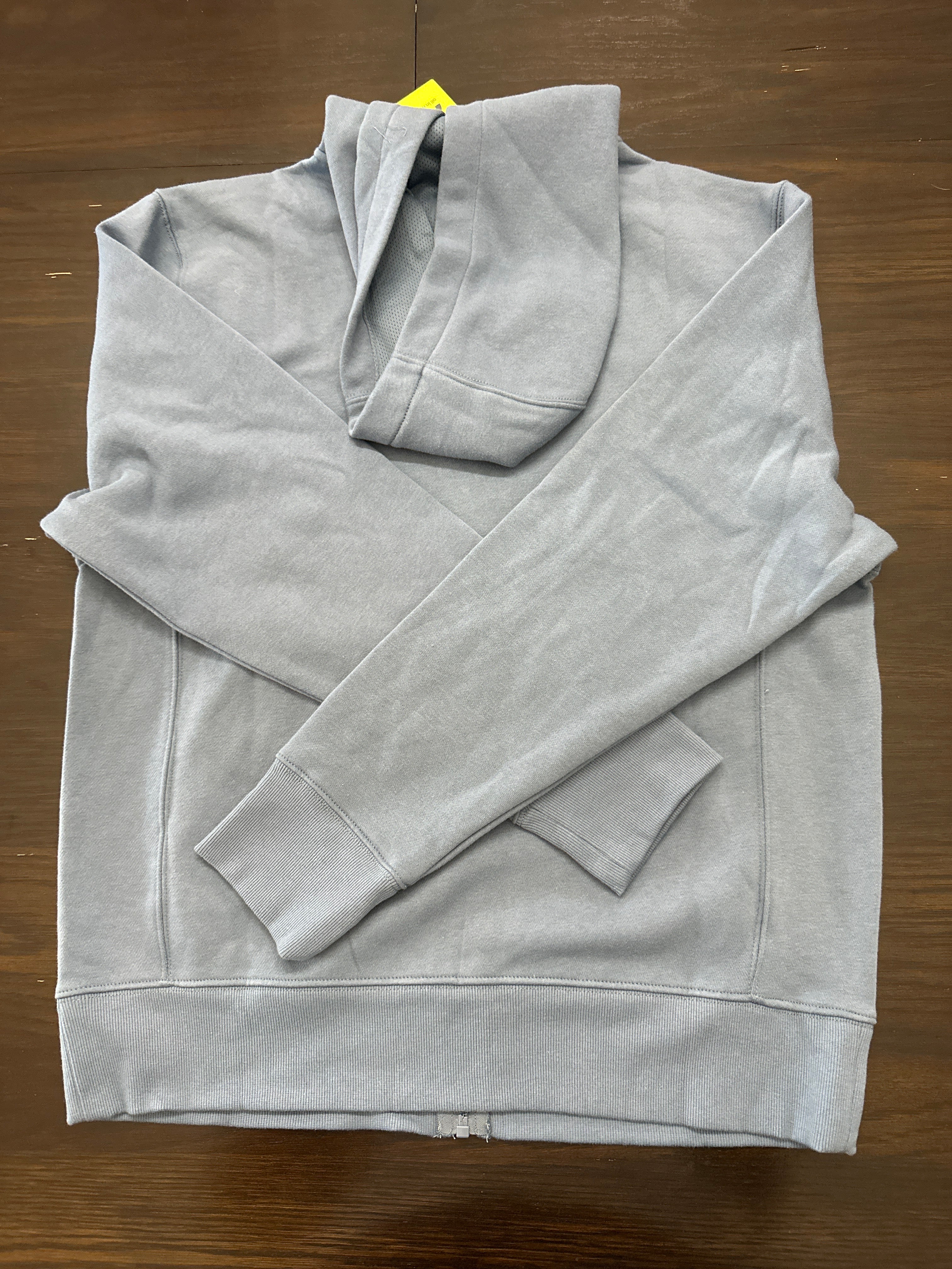 All in Motion Men’s Full-Zip Hoodie – Steel Blue Fleece Sweatshirt