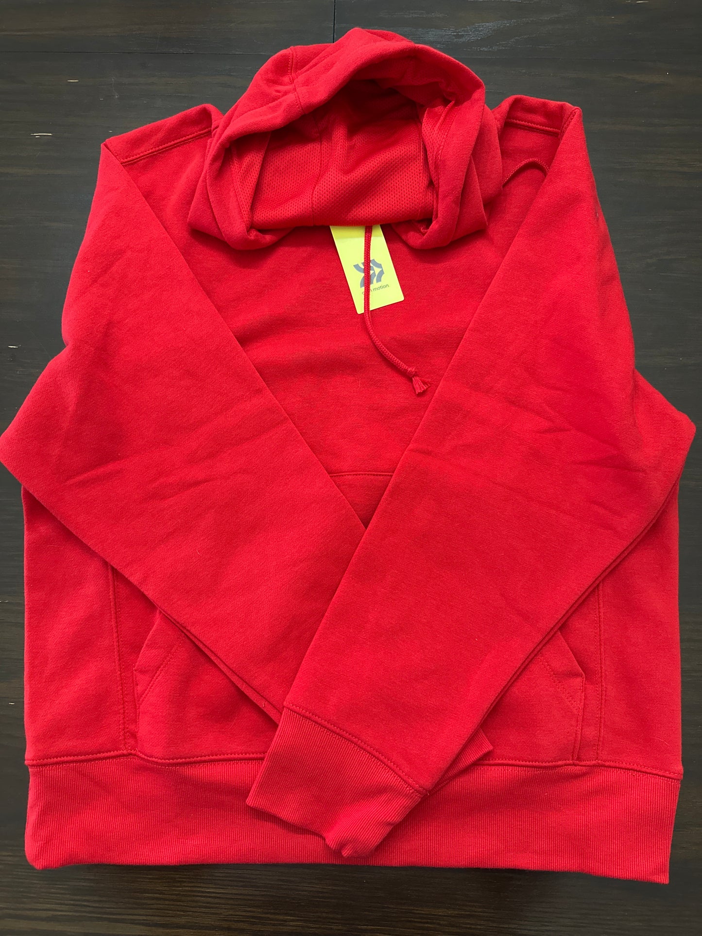 All in Motion Men's Fleece Pullover Hoodie – Red Sweatshirt