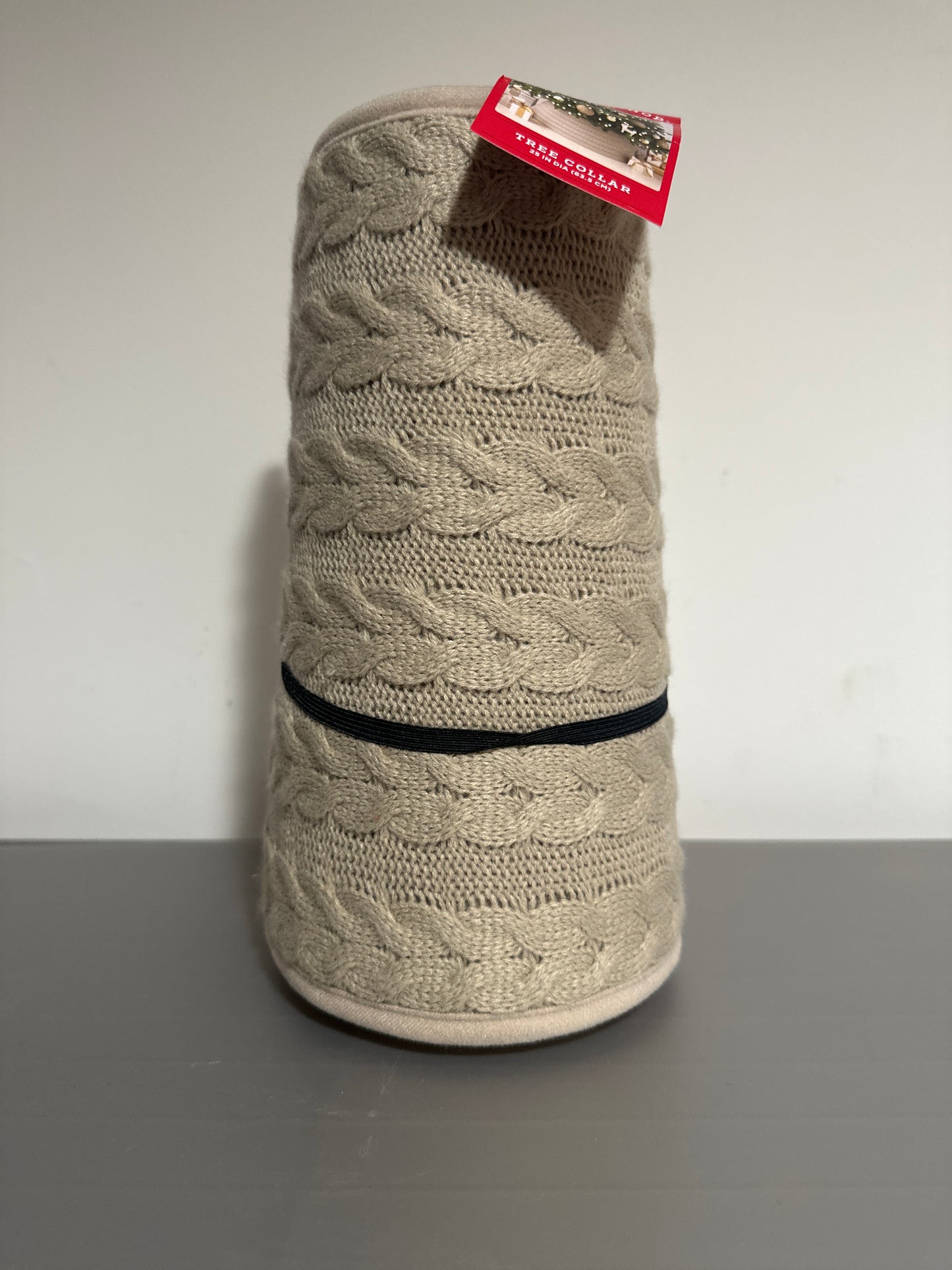 Wondershop Knit Christmas Tree Collar 25” Stand Cover Cozy Holiday Decor