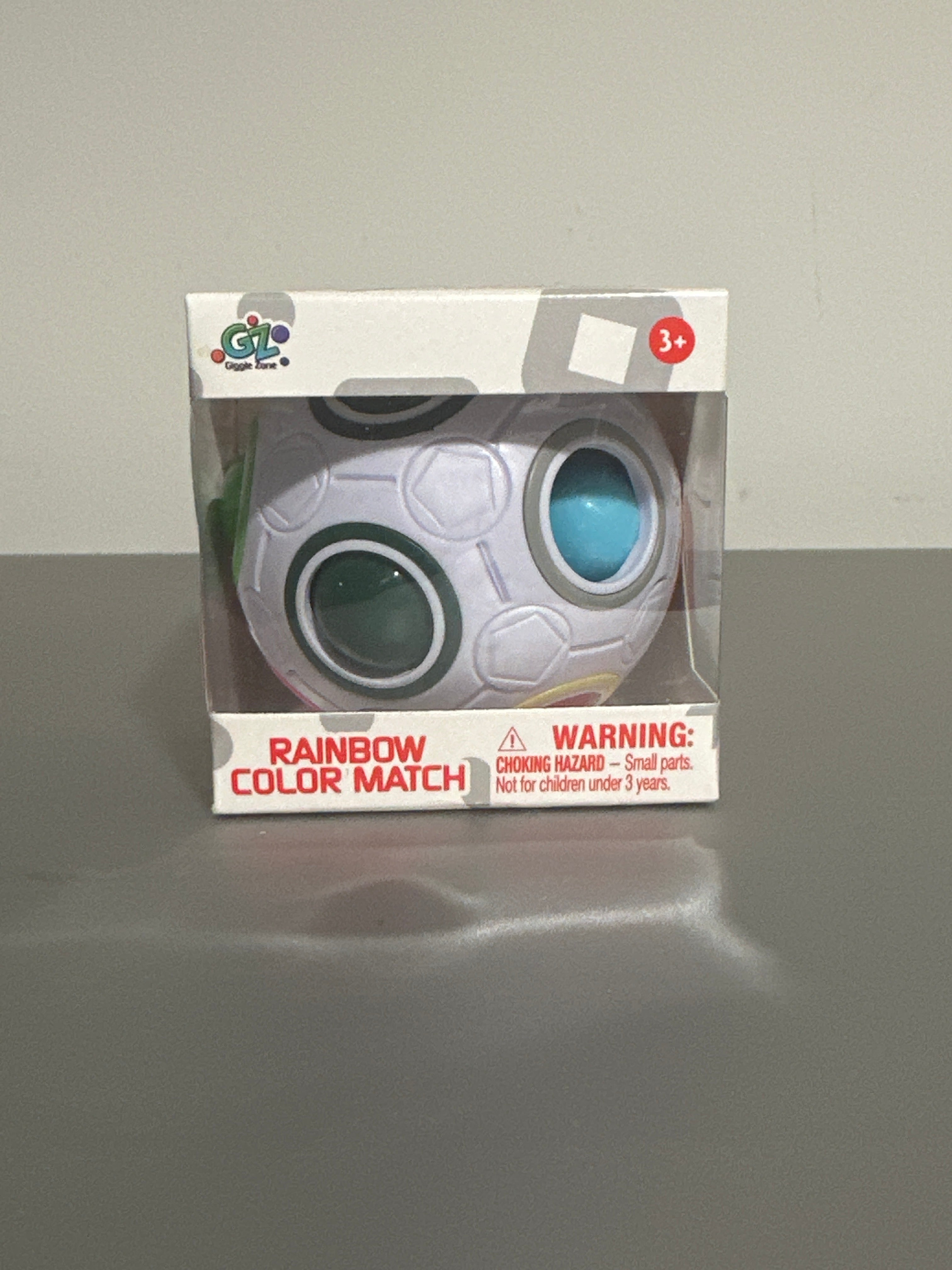 GZ Giggle Zone Rainbow Color Match Puzzle Ball