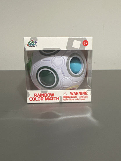 GZ Giggle Zone Rainbow Color Match Puzzle Ball