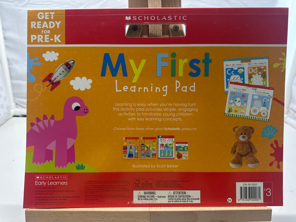 Scholastic Get Ready for Pre-K My First Learning Pad
