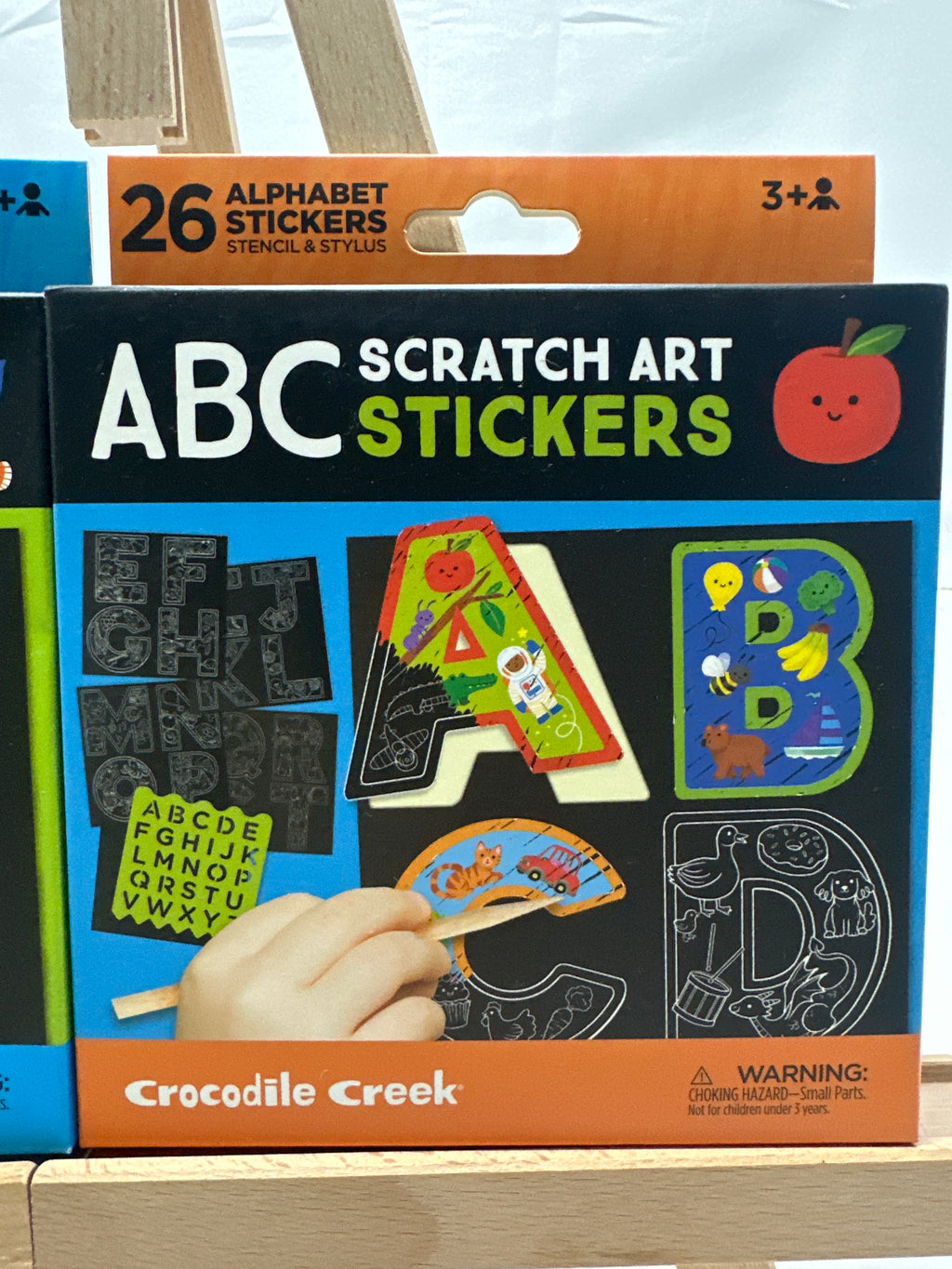 Crocodile Creek ABC and 123 Scratch Art Stickers 2-Pack