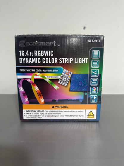 EcoSmart 16.4 ft RGBWIC Dynamic Color Strip Light