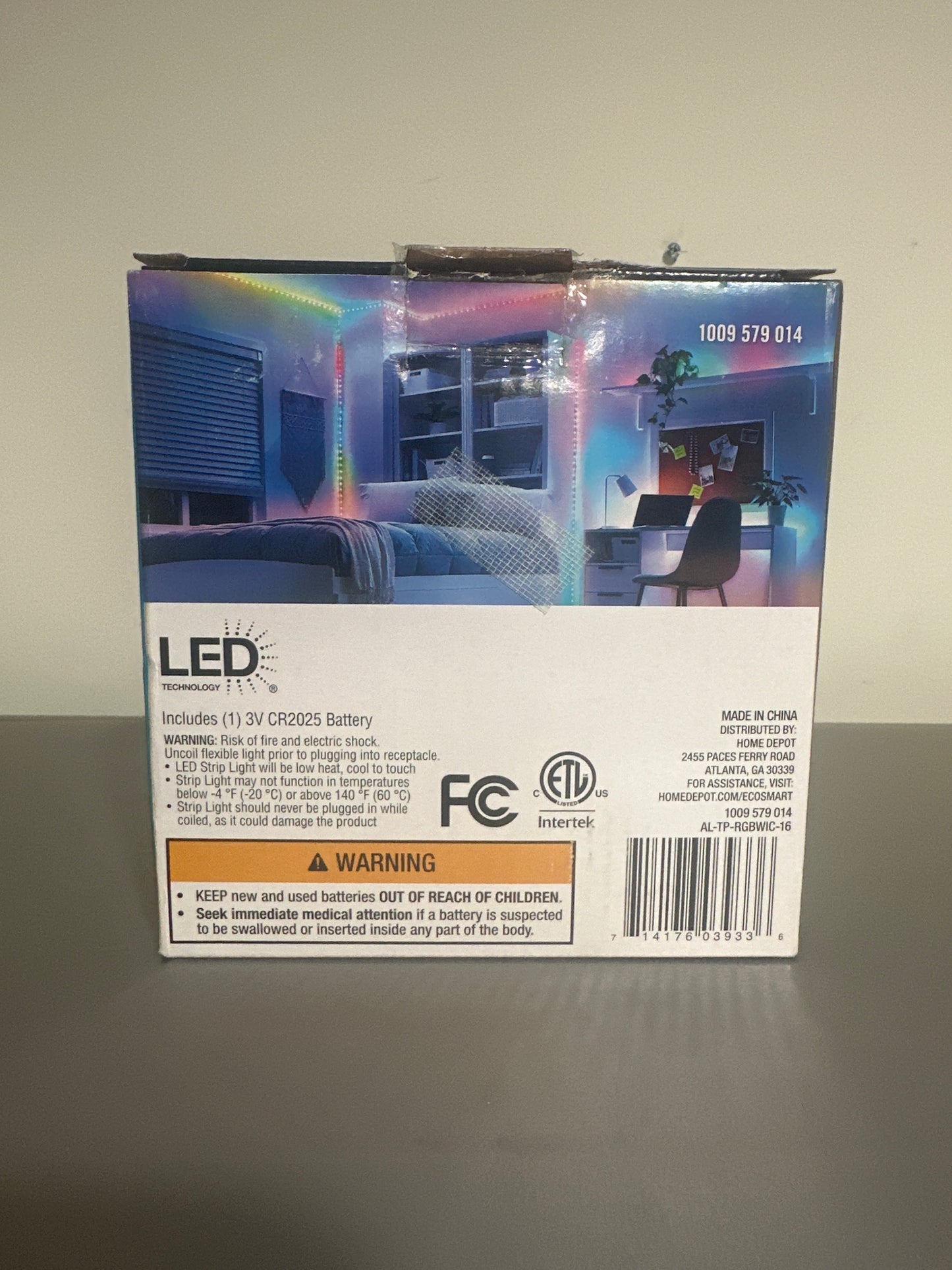 EcoSmart 16.4 ft RGBWIC Dynamic Color Strip Light