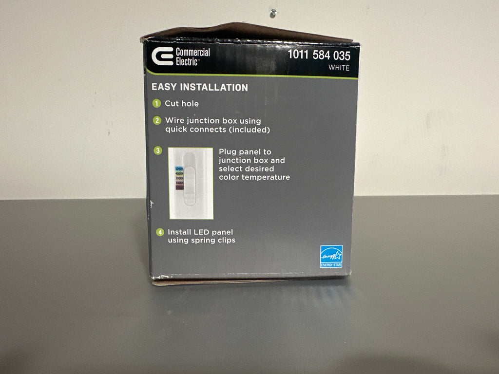 Commercial Electric 3" Canless LED Recessed Light – Selectable Lumens, Dimmable, Wet Rated