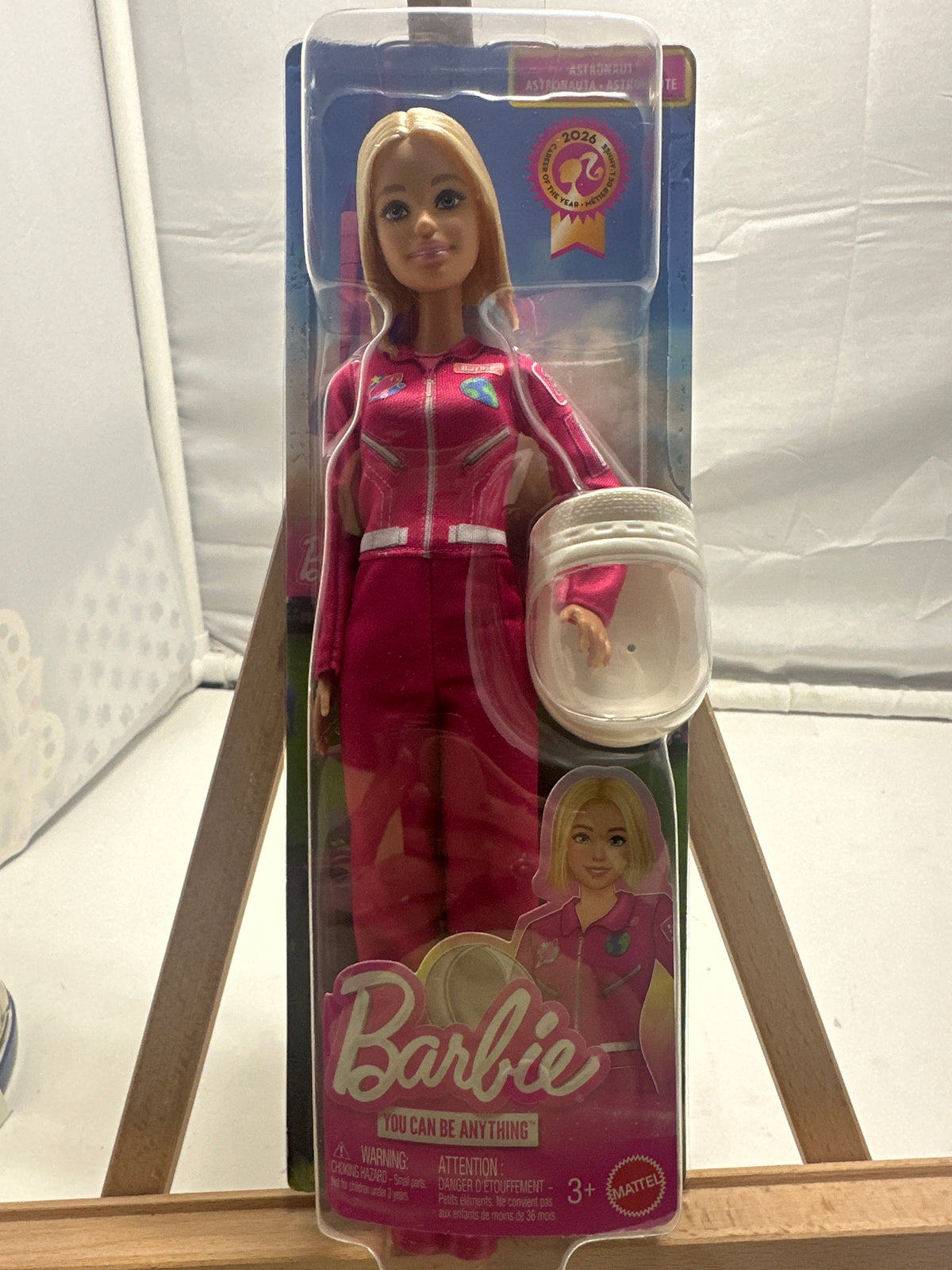 Barbie Careers Astronaut Doll JKF77, new in original packaging