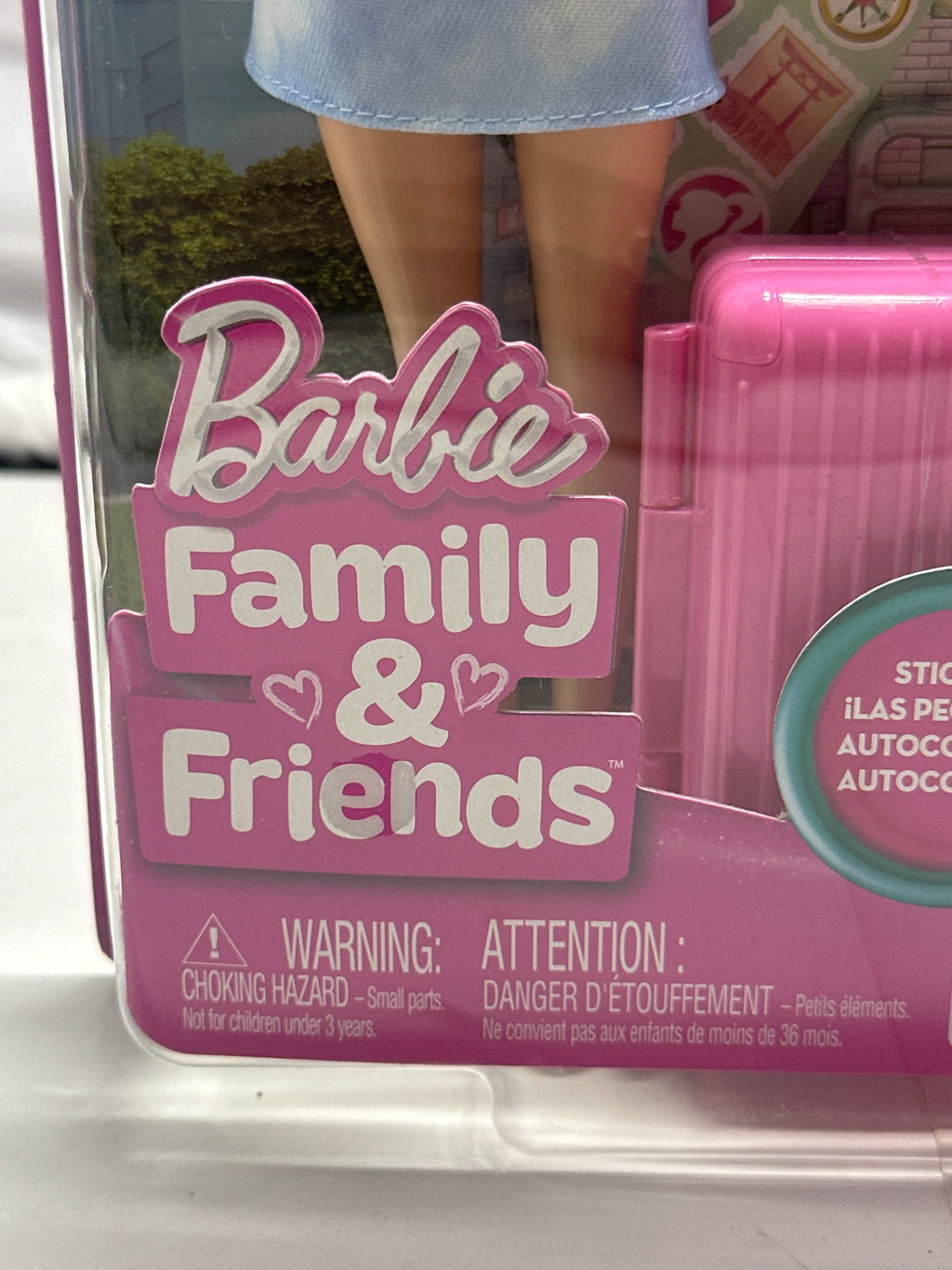 Barbie Family and Friends Malibu Travel Doll with puppy and accessories, new