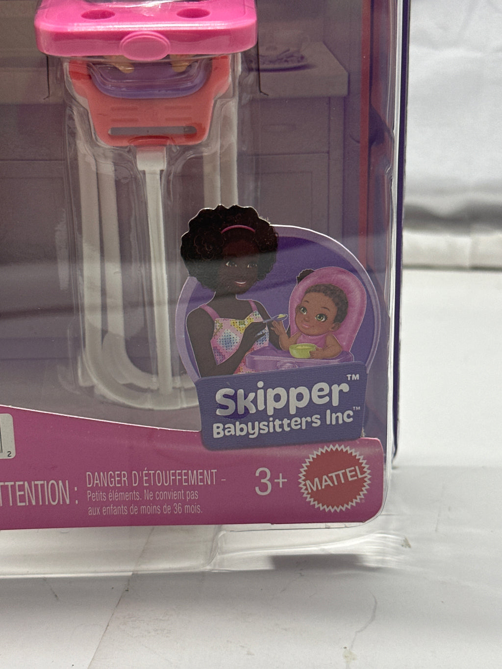 Barbie Skipper Babysitters Inc high chair playset view 3