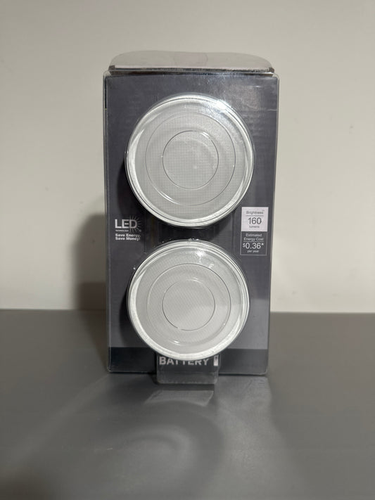 Commercial Electric 2-Pack Rechargeable LED Puck Light Kit – Soft White 3000K