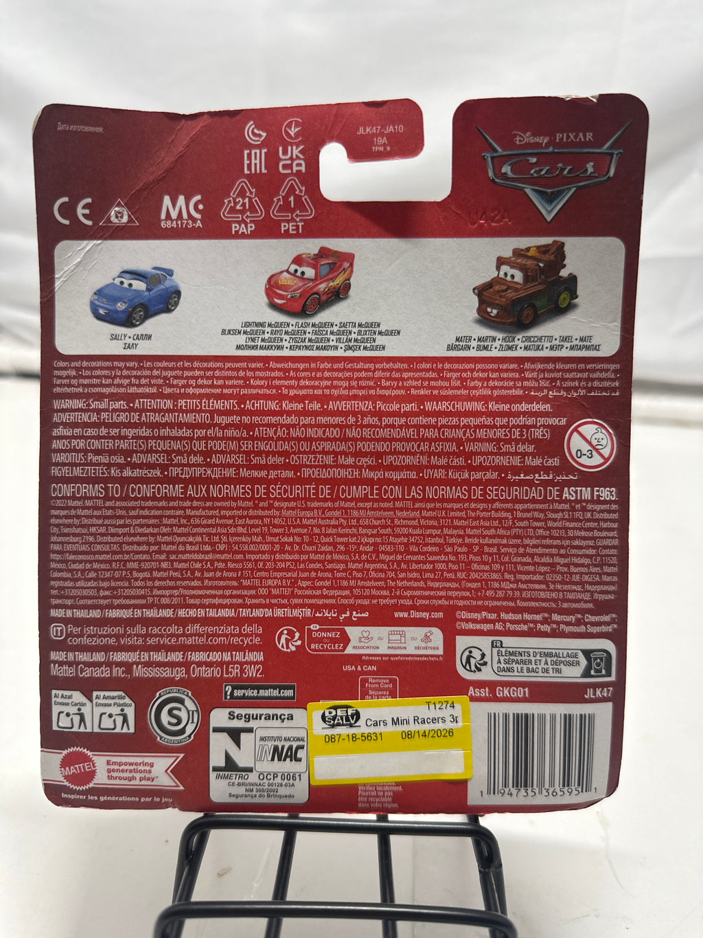 Disney Pixar Cars Mini Racers 3 pack view 4