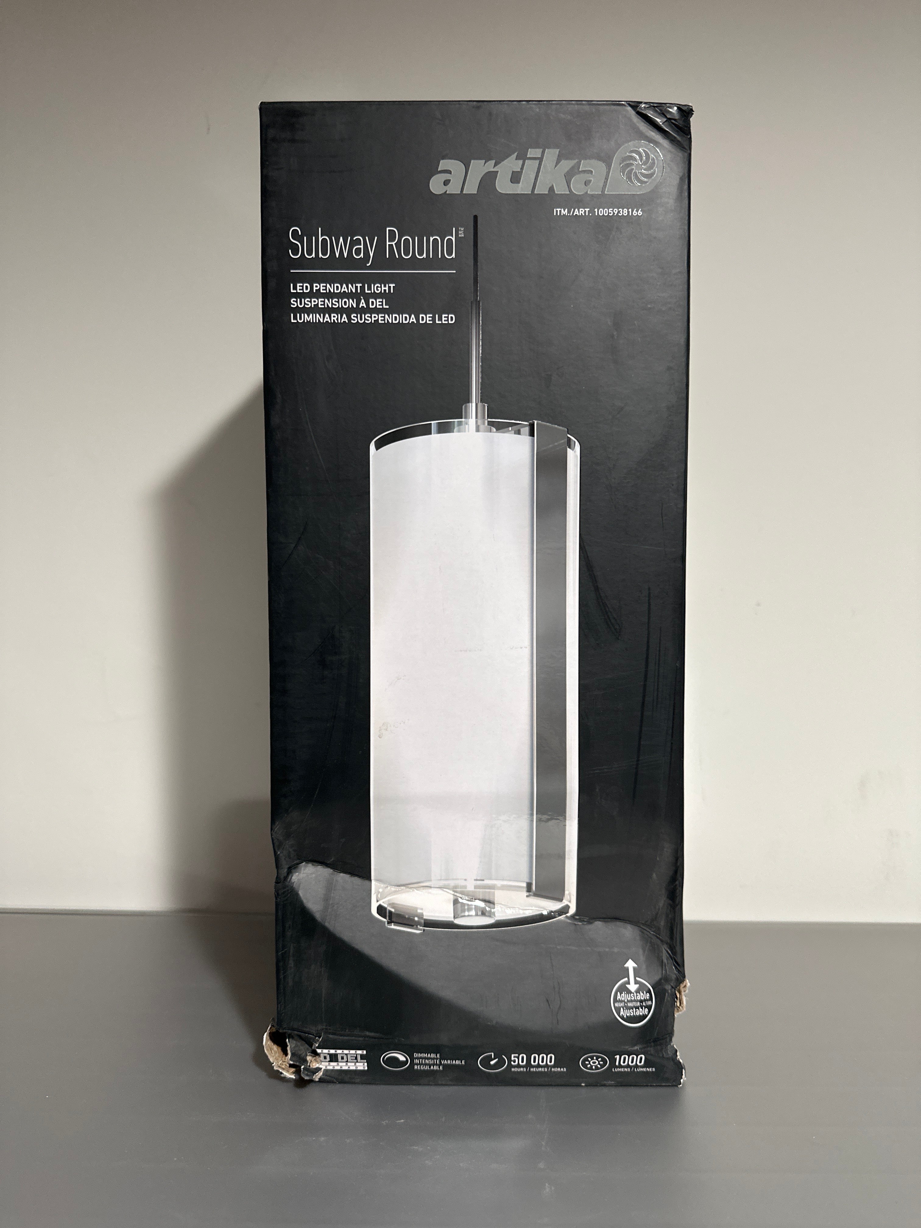 Artika Subway Round LED Pendant Light