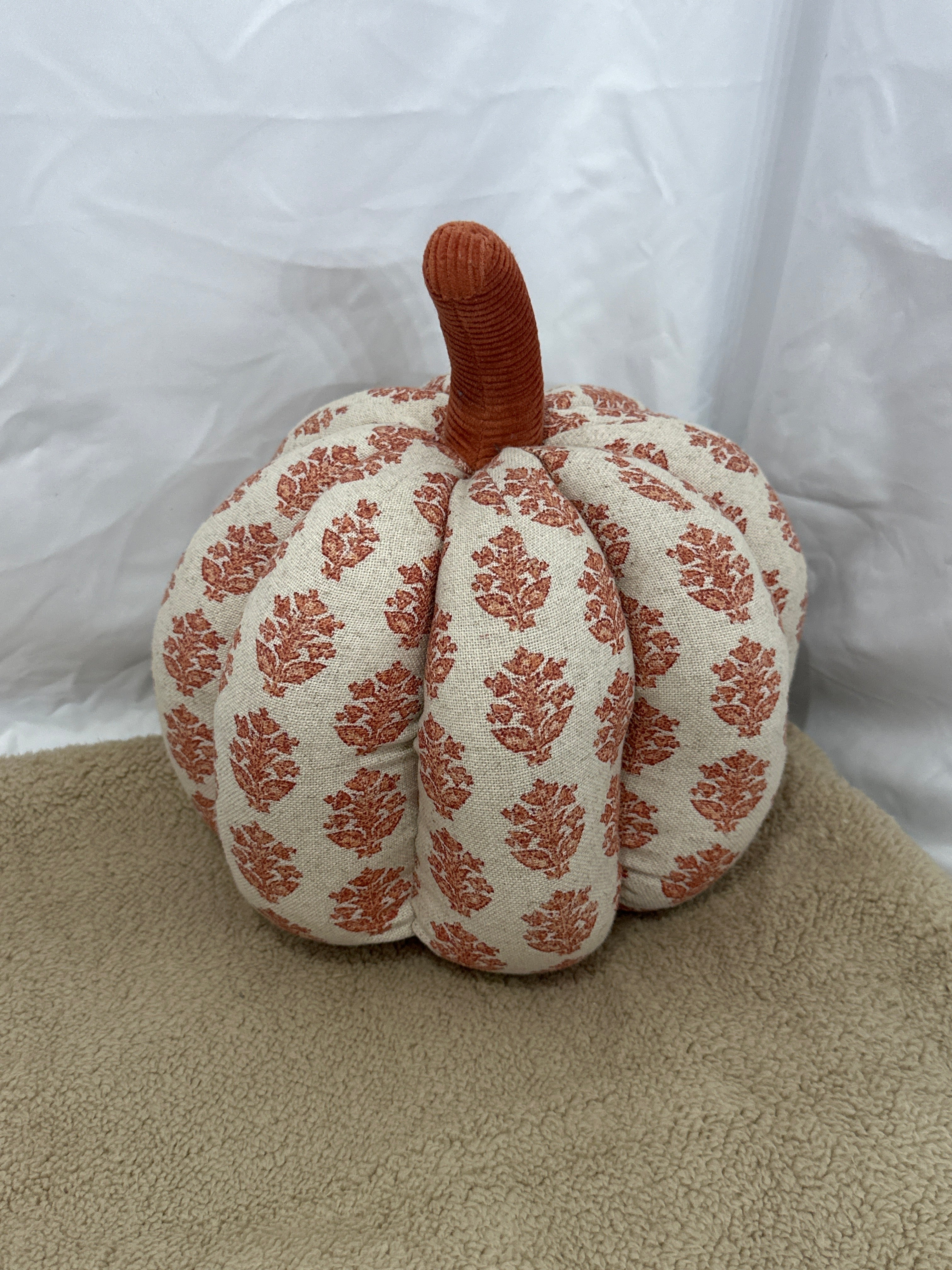 Threshold Shaped Pumpkin Pillow