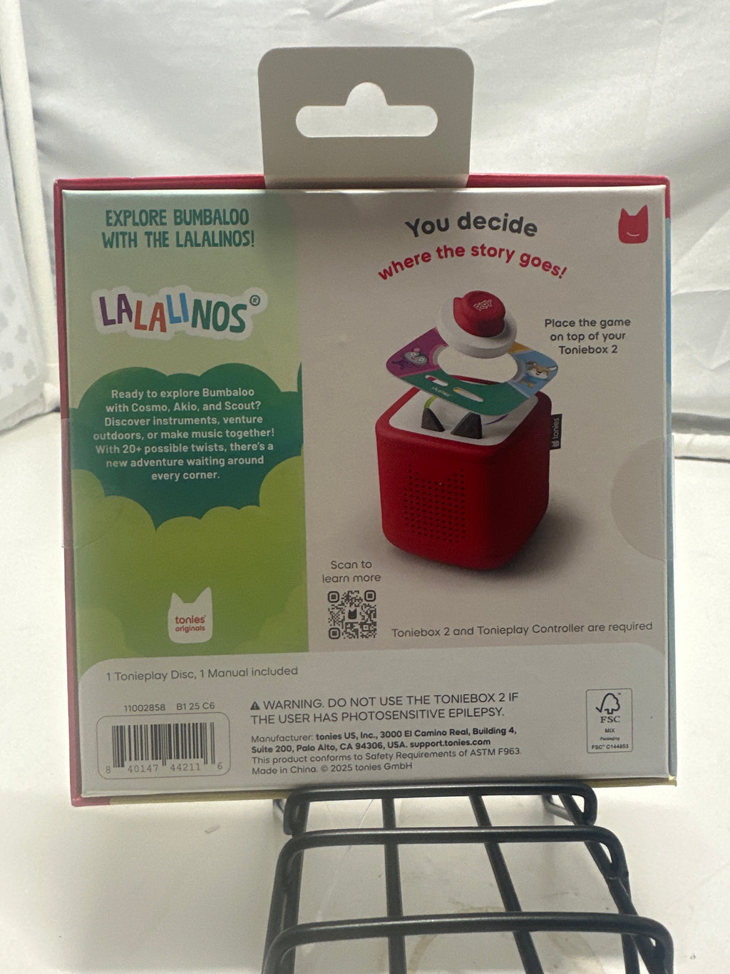 Tonies Tonieplay Lalalinos Your Day in Bumbaloo game, new in box