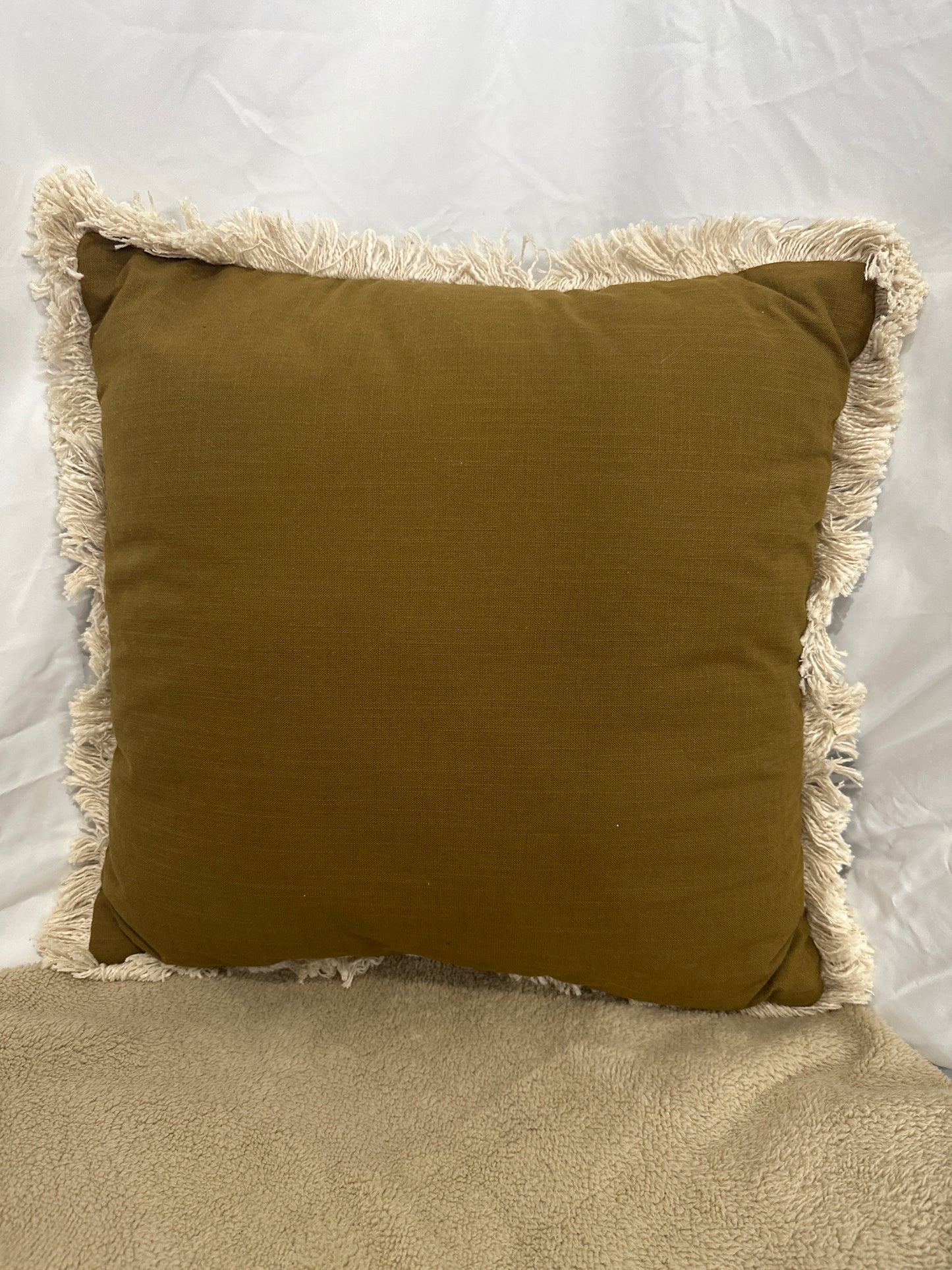 Threshold™ Embroidered Leaf Border Decorative Throw Pillow