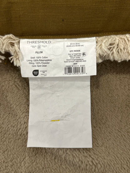 Threshold™ Embroidered Leaf Border Decorative Throw Pillow