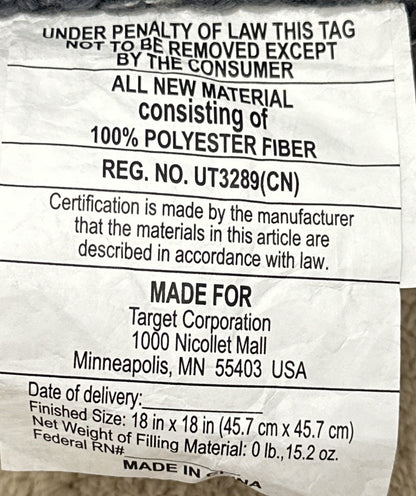 Threshold™ Square Marled Knit Pillow