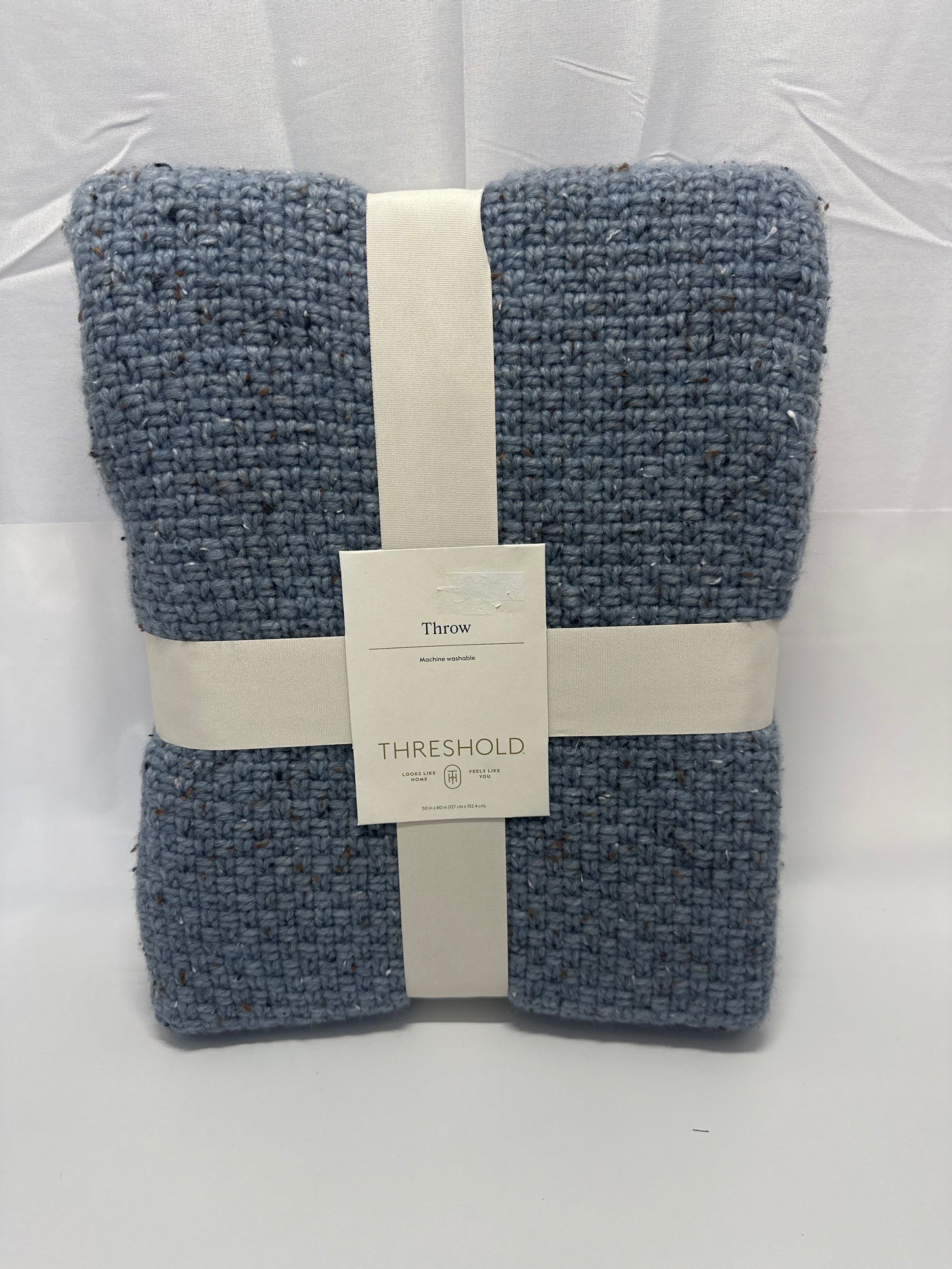 Threshold Textured Knit Throw Blanket