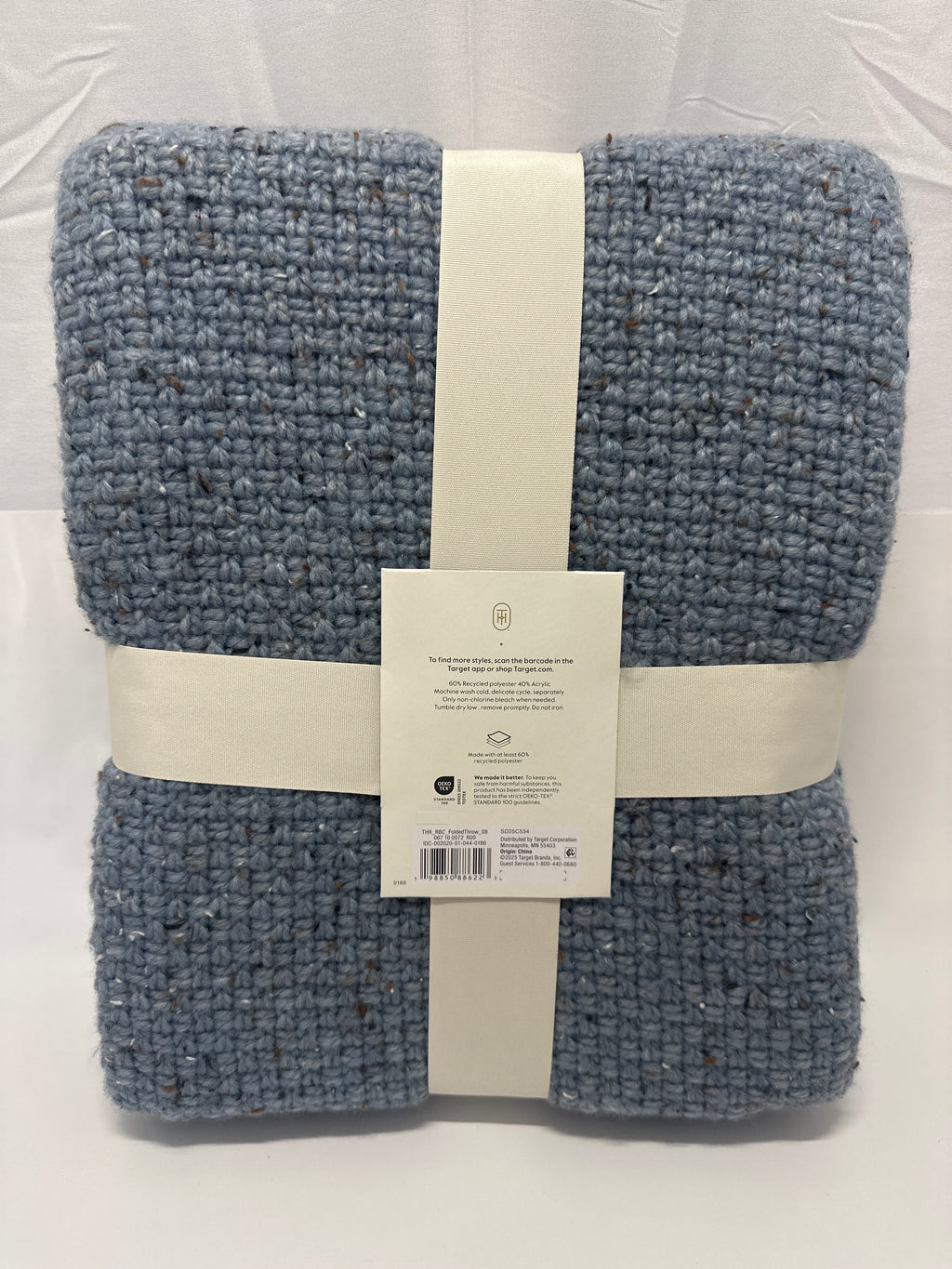 Threshold Textured Knit Throw Blanket