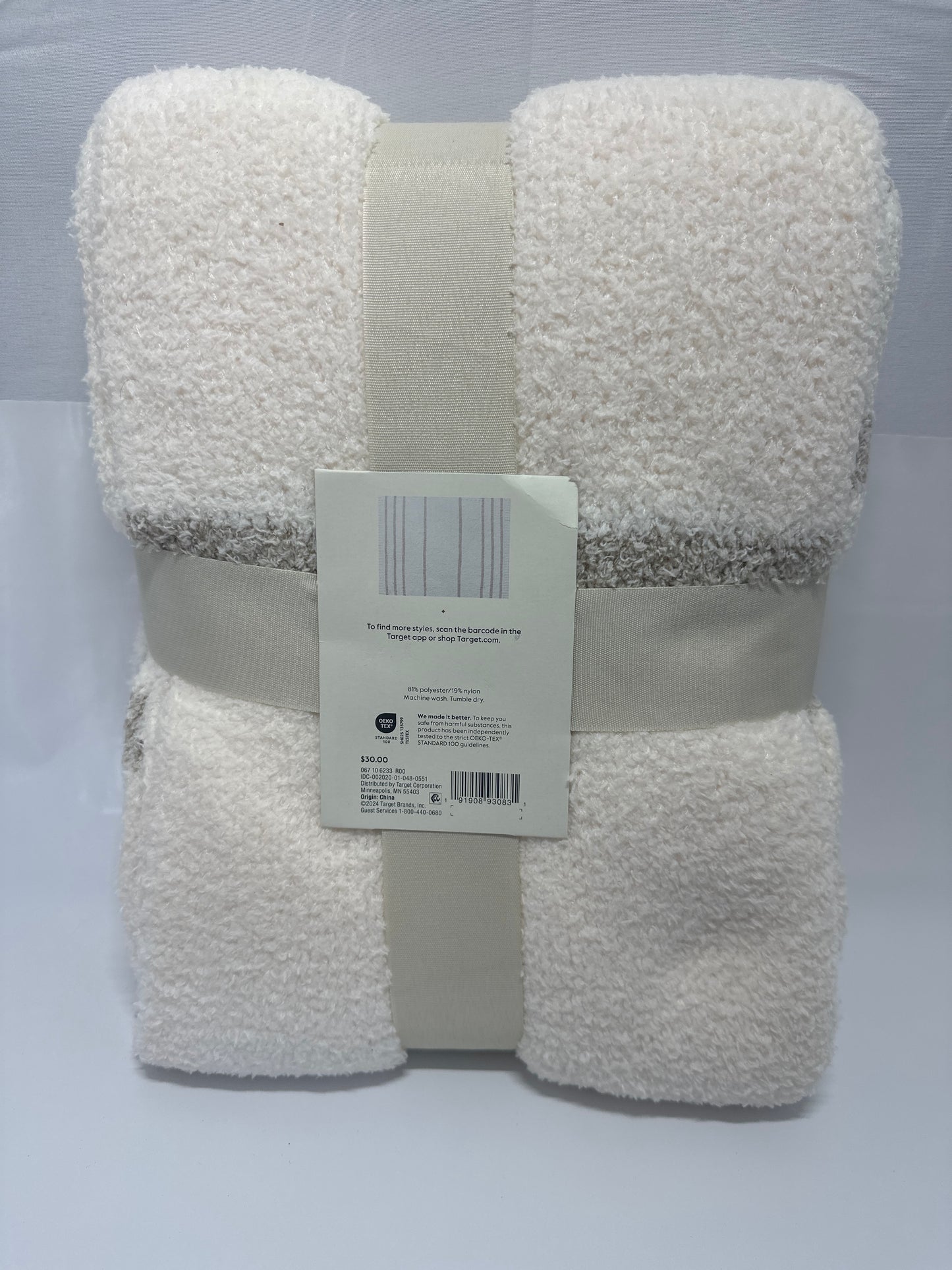 Threshold™ Plush Textured Throw Blanket