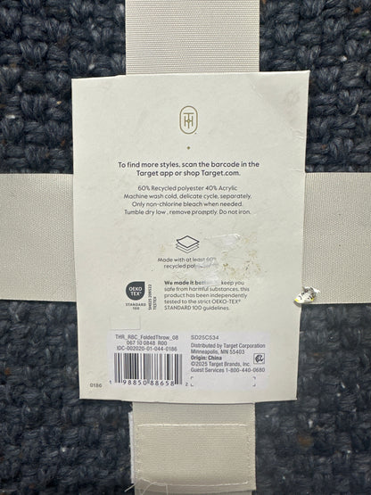 Threshold Textured Knit Throw Blanket