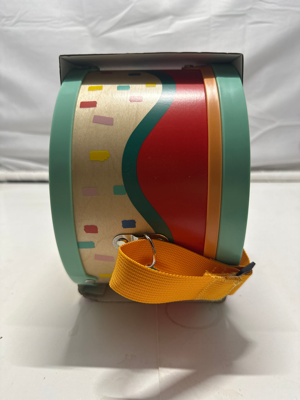 Gigglescape 7 Piece Toddler Musical Instrument Set Drum Tambourine