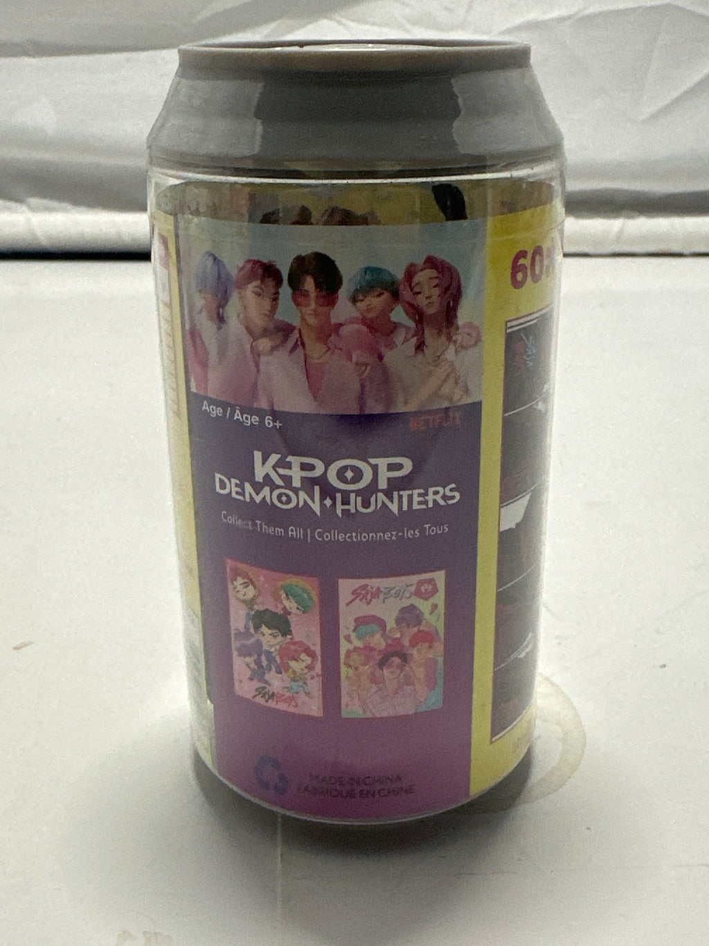 KPop Demon Hunters Saja Boys 60 Piece Can Puzzle Netflix
