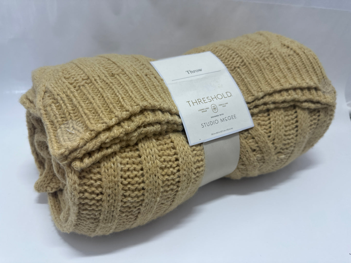 Threshold™ Throw Blanket Designed with Studio McGee – Textured Knit Throw