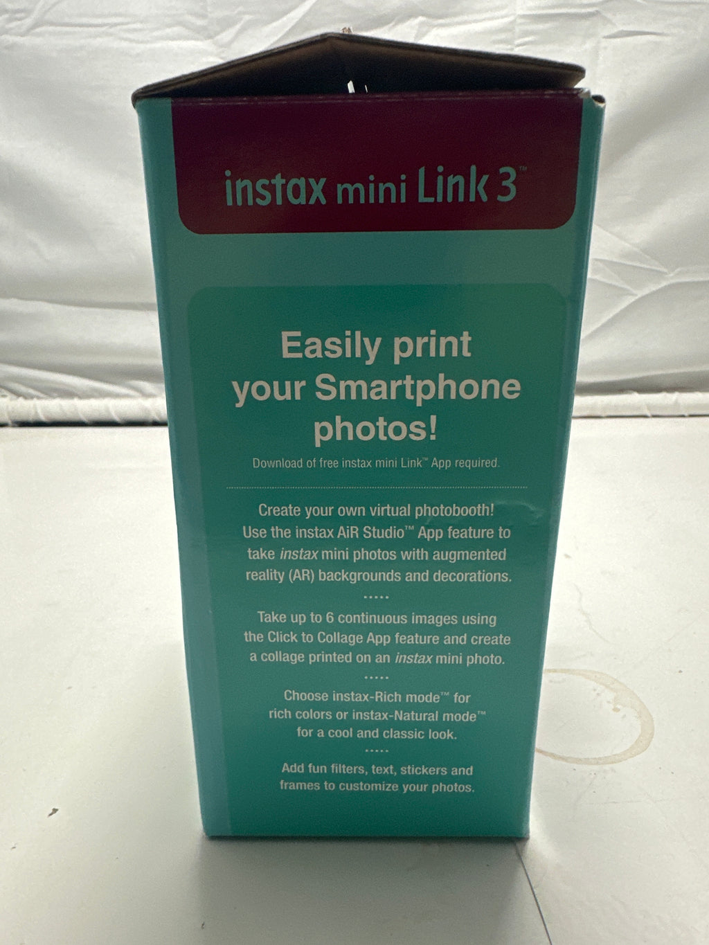 Fujifilm Instax Mini Link 3 Sage Green Smartphone Printer Bundle
