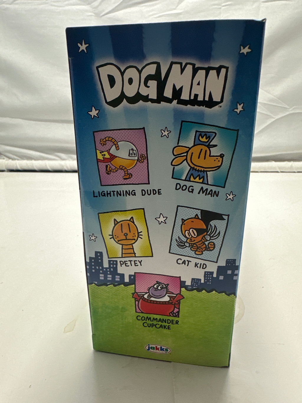 Dog Man Supa Buddies & Baddies 5 Figure Set Jakks Pacific