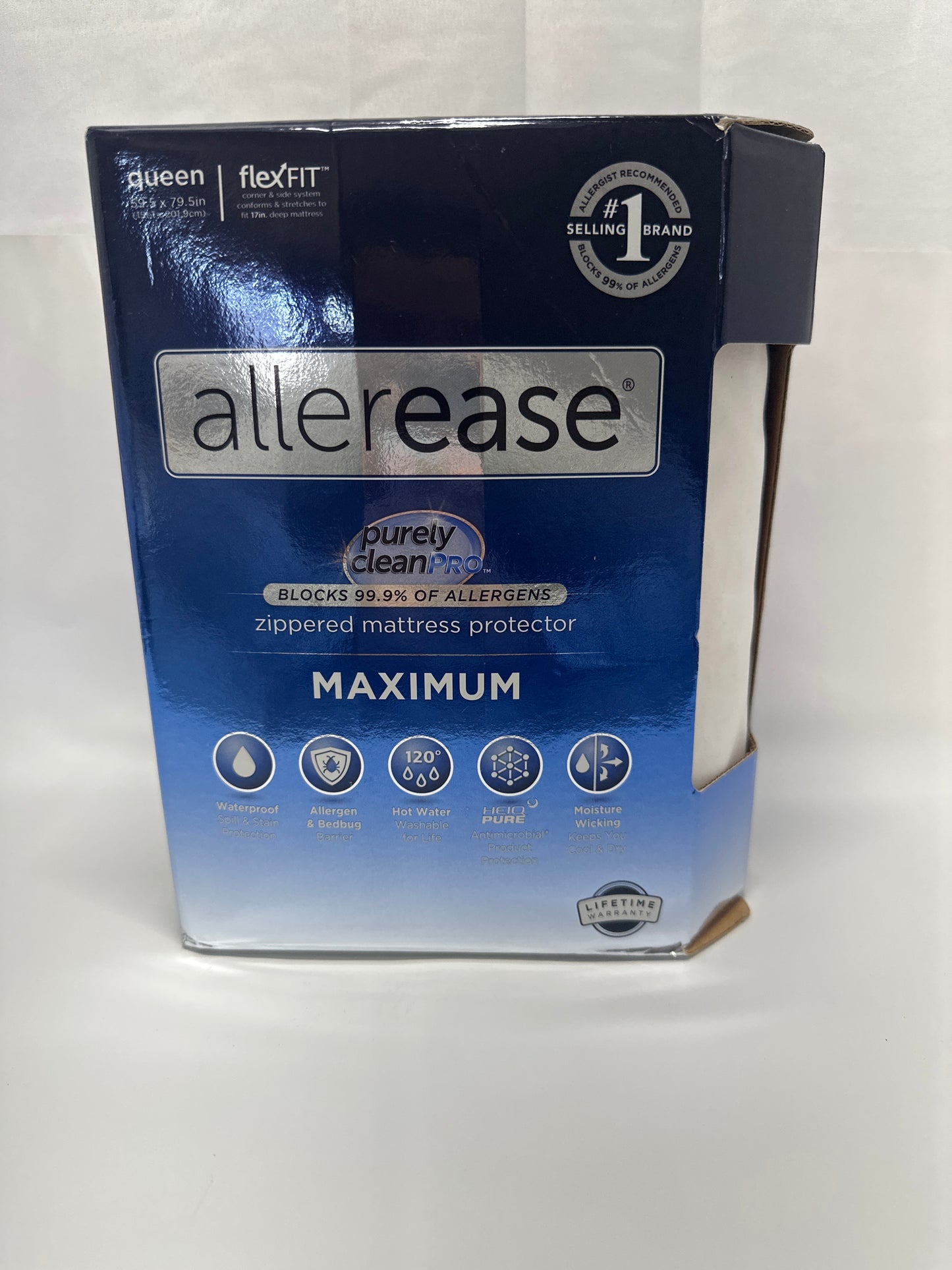 AllerEase Purely Clean Pro Maximum Zippered Mattress Protector