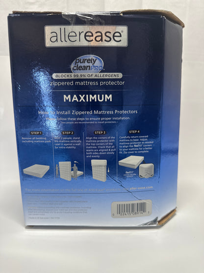 AllerEase Purely Clean Pro Maximum Zippered Mattress Protector