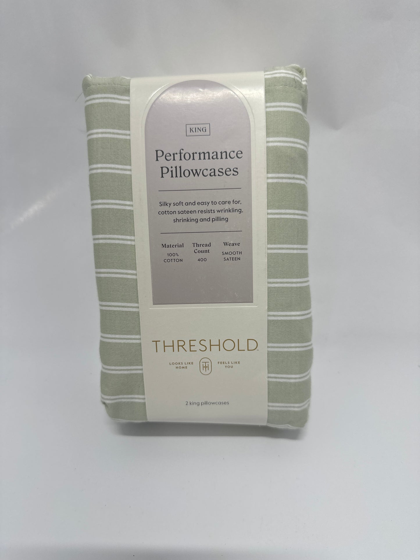 Threshold Performance Cotton Sateen Pillowcases