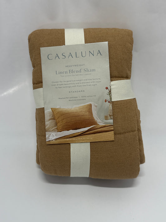 Casaluna Heavyweight Linen Blend Sham – Luxe Textured