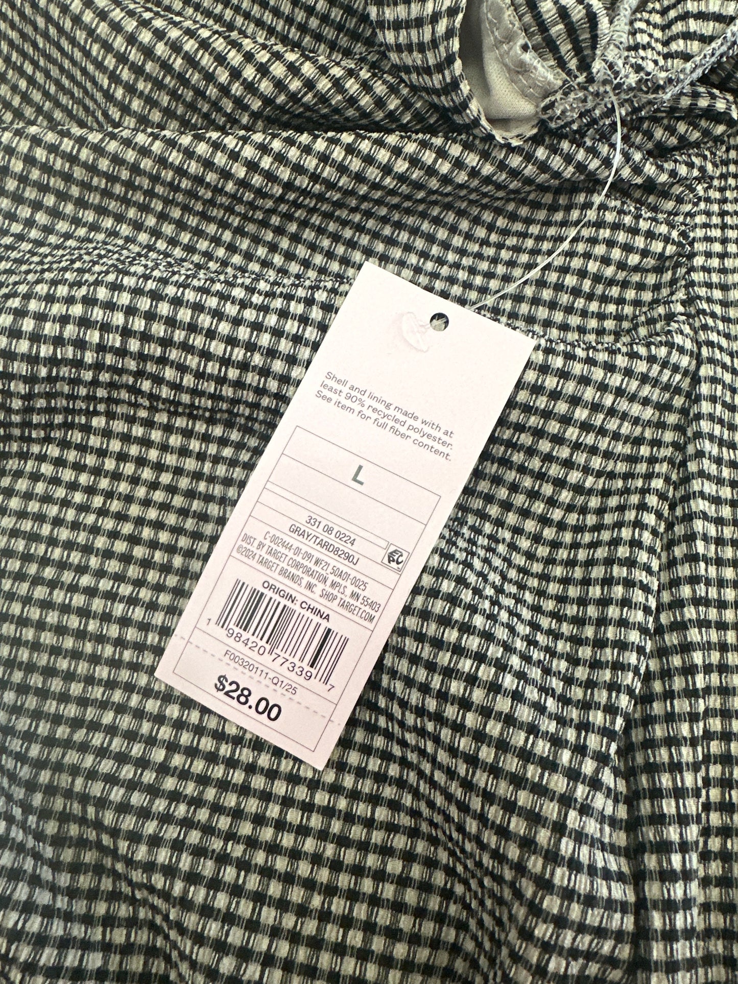 Women's Wild Fable Smocked Gingham Maxi Dress