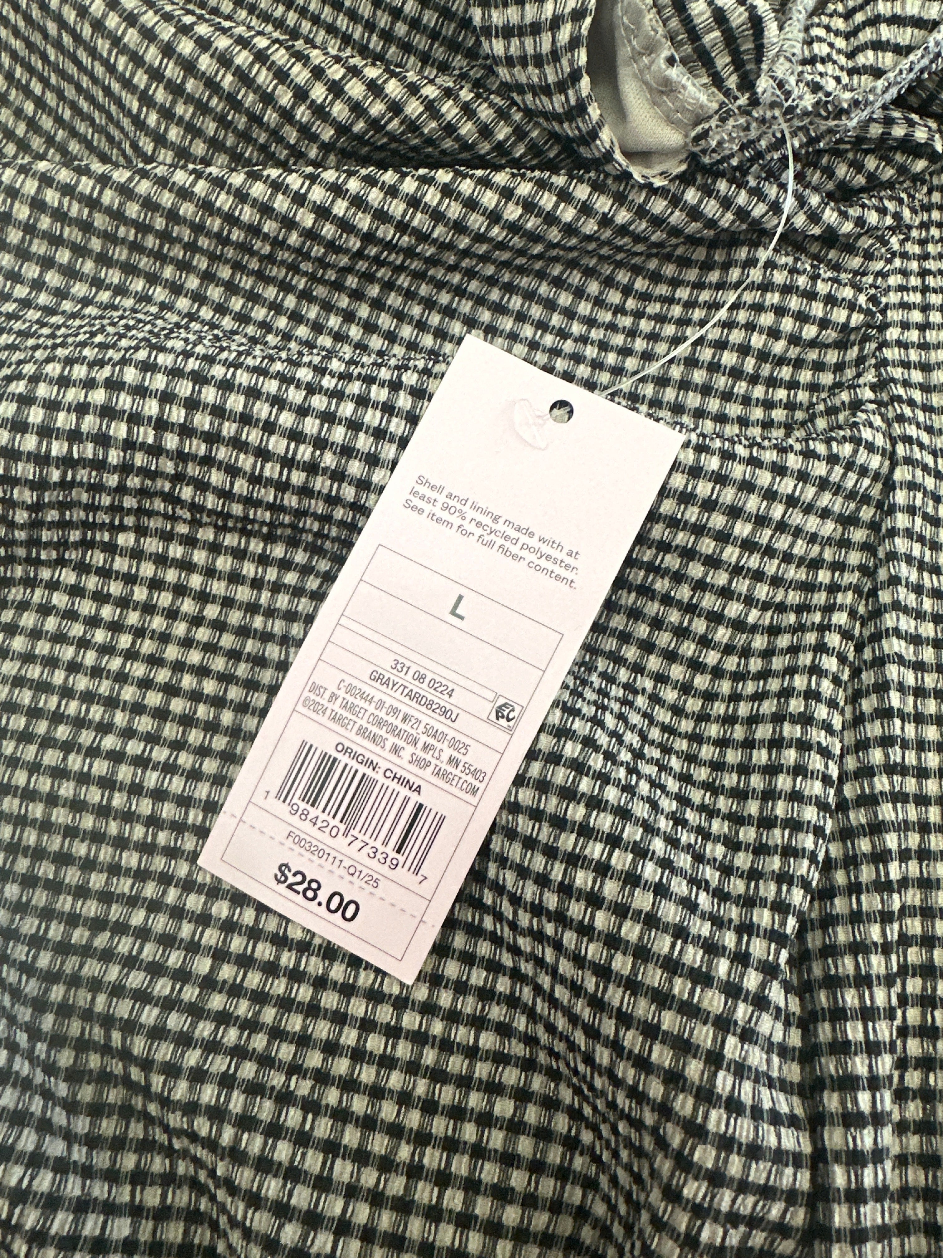 Women's Wild Fable Smocked Gingham Maxi Dress
